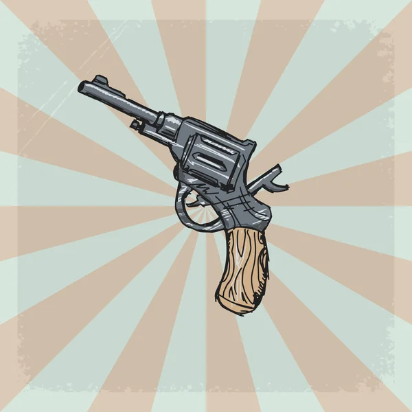 Fondo vintage con motivo detective — Vector de stock