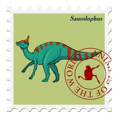 stamp with animal clipart