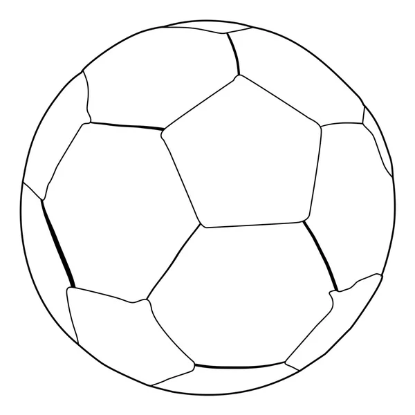 Ballon de football — Image vectorielle