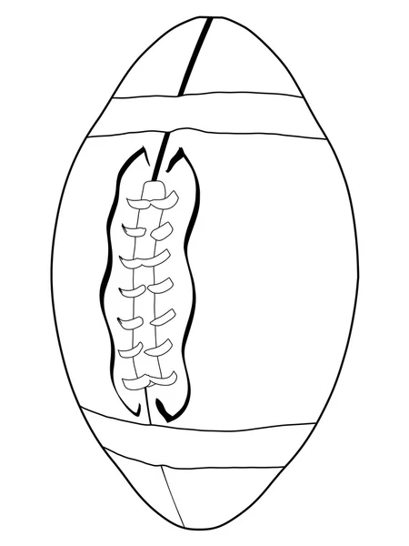 Americký fotbalový míč — Stockový vektor