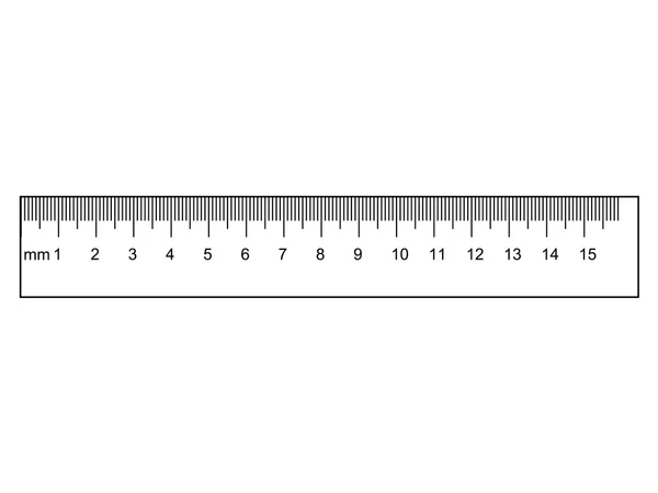 Règle, instrument de mesure — Image vectorielle