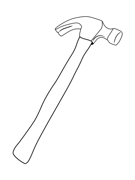 Hammer, working tool — Stock Vector