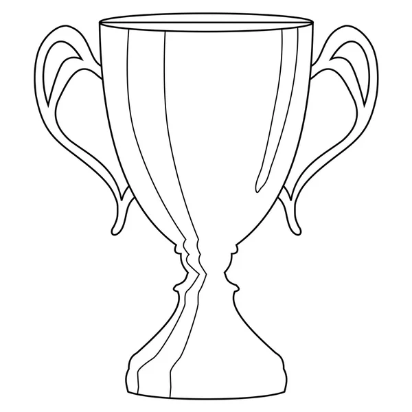 Taça do troféu — Vetor de Stock