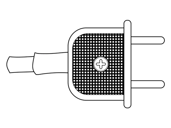 Ročník, elektrická zástrčka — Stockový vektor