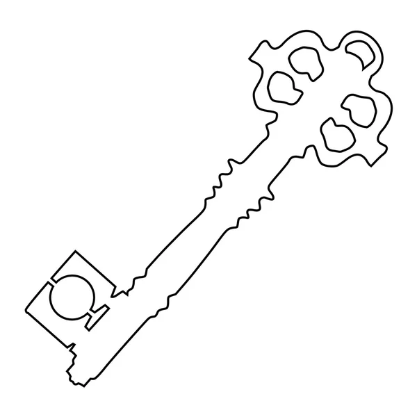 Vintage sleutel — Stockvector