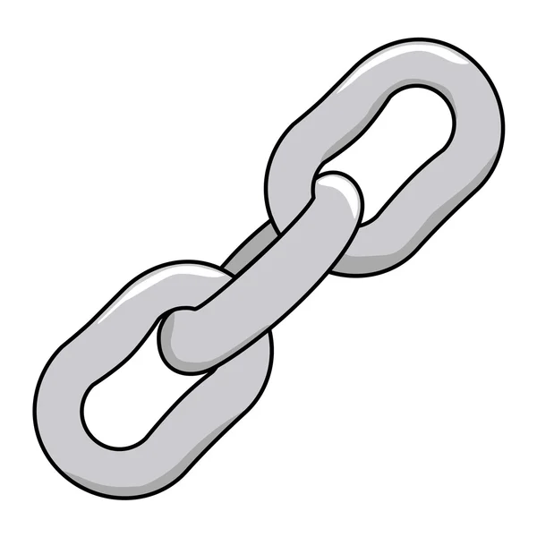 Metallisk kæde – Stock-vektor