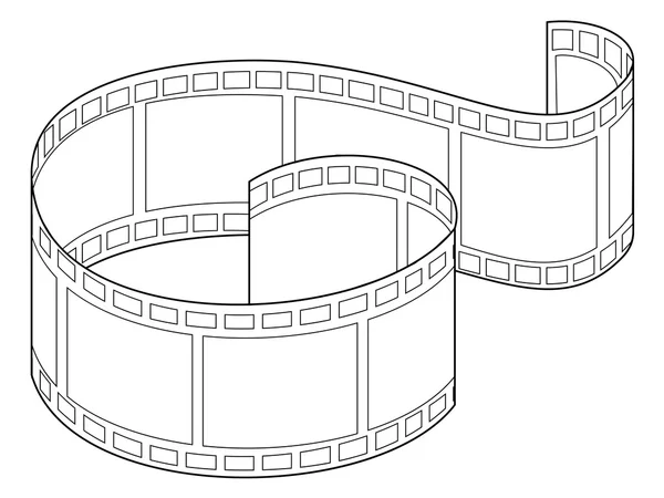 Tira de película — Archivo Imágenes Vectoriales