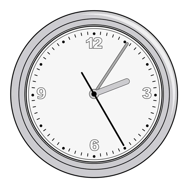 Reloj de oficina — Vector de stock