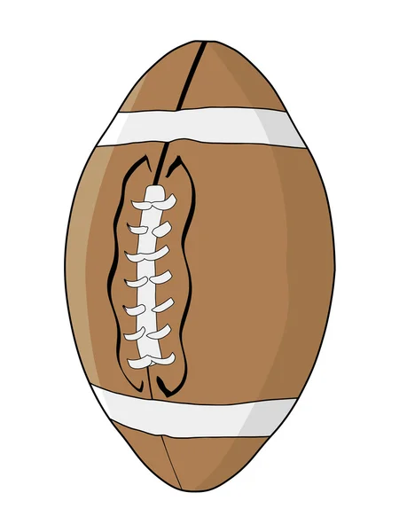 Amerikaanse voetbal bal — Stockvector