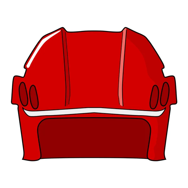 Casco de hockey — Vector de stock