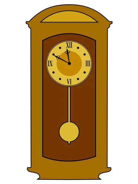 Horloge maison — Image vectorielle