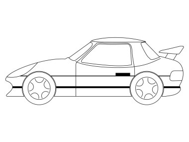 Spor Araba, yan görünüm