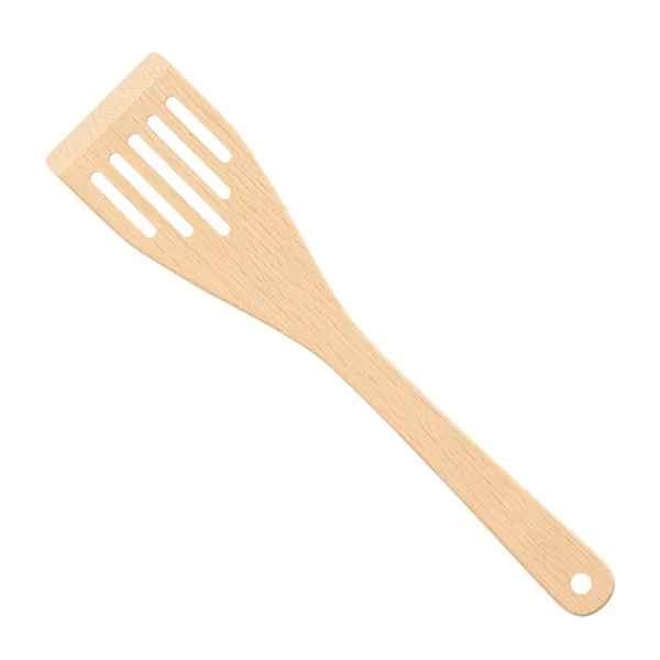 Spatule pour la cuisson sur fond blanc — Photo