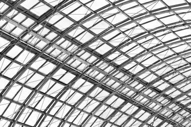 çatı, modern bina parçası metal çerçeve