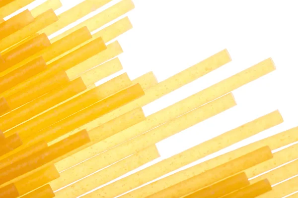Pasta close-up på hvid. Abstrakt baggrund . - Stock-foto