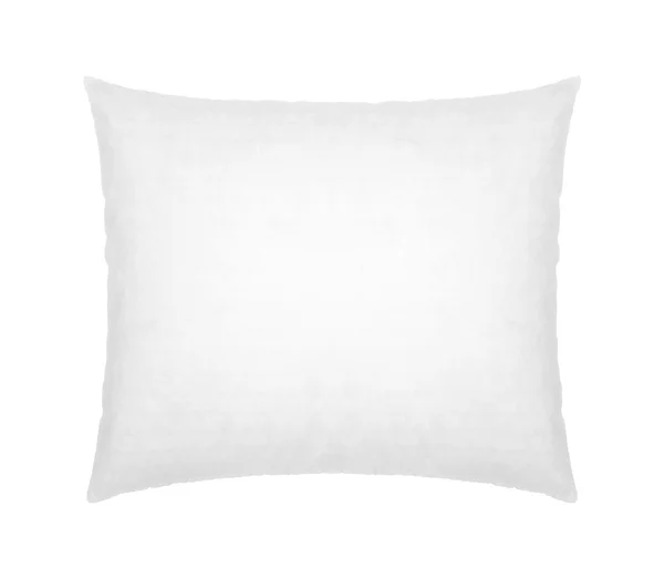 Белая подушка на белом фоне — стоковое фото
