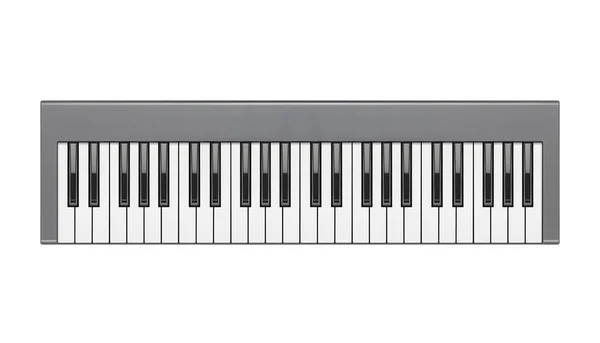 Digital piano or synthesizer isolated on white background — Stock Photo, Image