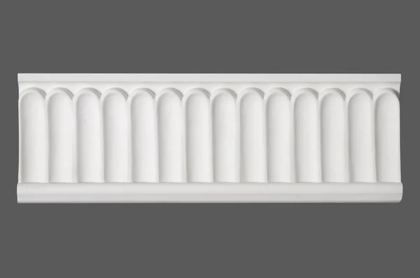 Moldeo de estuco blanco, elementos de diseño de pared — Foto de Stock