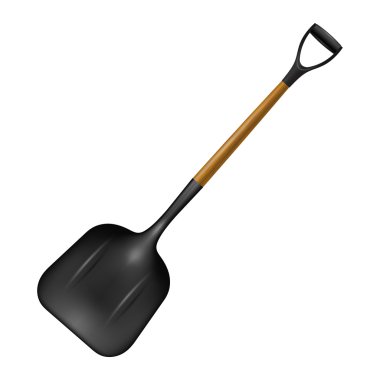 izole üzerinde beyaz arka plan siyah maça. vektör çizim.