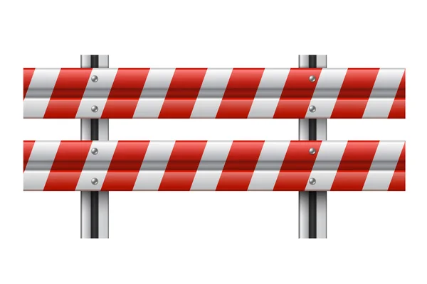 Illustrazione vettoriale di un guardrail — Vettoriale Stock
