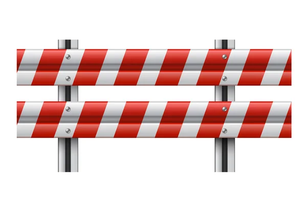 Vector illustration of a guardrail — Stock Vector