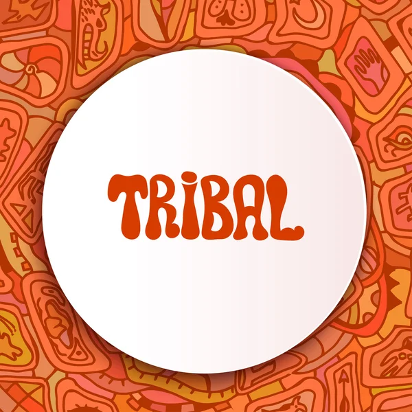 Texture sans couture de couleur rose avec un style tribal imprimé et whi — Image vectorielle