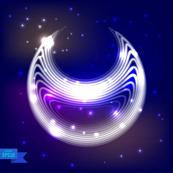 Space abstraction. Vector illustration. — Stock Vector