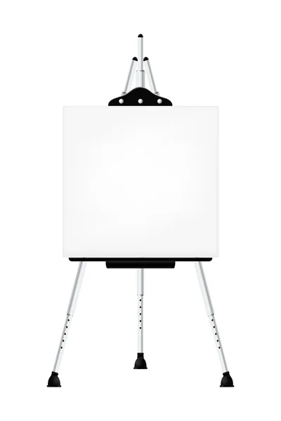 Metal easel isolated background. Vector illustration. — Stock Vector