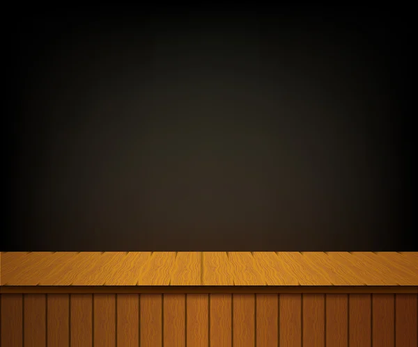 Arrière-plan avec scène de théâtre en bois. Bannière pour votre e culturel — Image vectorielle