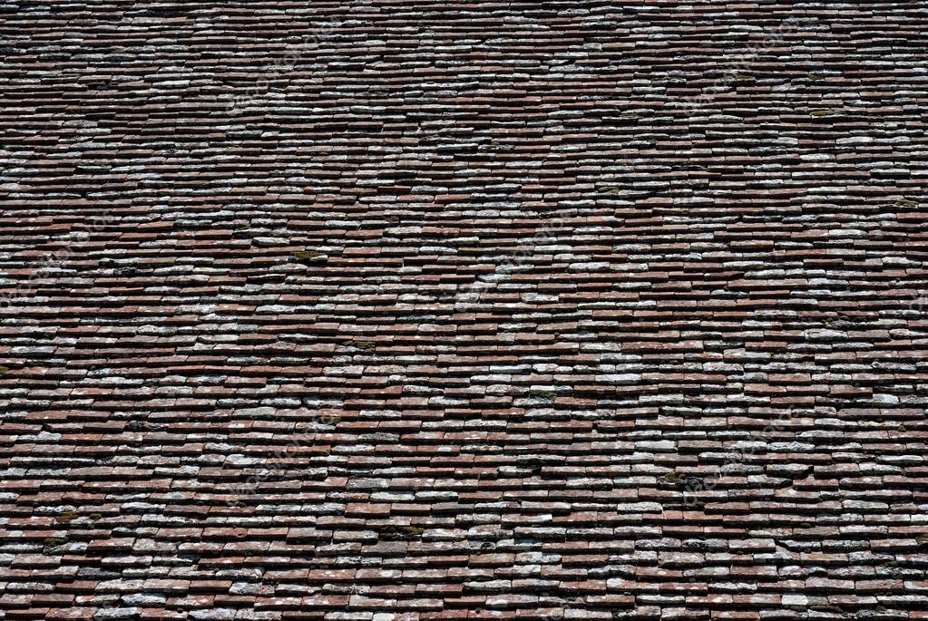 ancient bricktile roof — Stock Photo © Omennn 96229696