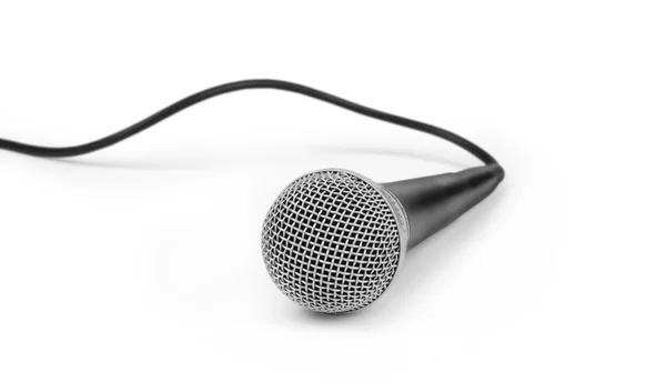 Microphone with its cable. — Stock Photo, Image