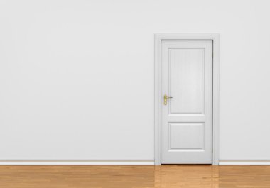 Kapalı kapı ile klasik iç