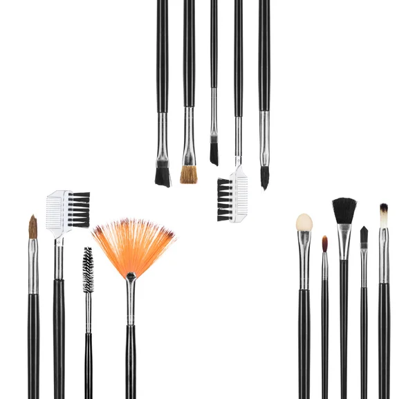 Make up brush isolated on white background — Stock Photo, Image