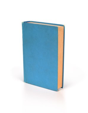 Boş ciltli kitap kopya spac beyaz zemin üzerine izole