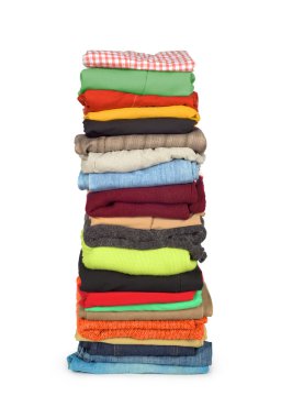 izole giyim aile Çamaşırhane yığını