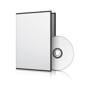 Boş durumda ve Disk. Vektör çizim