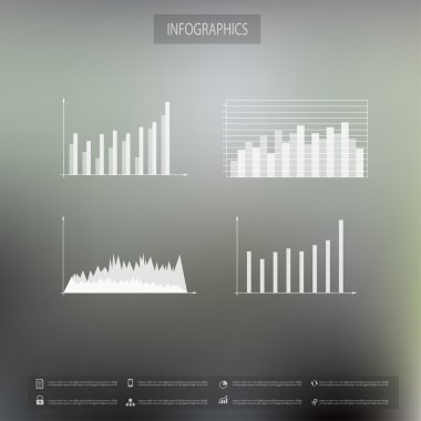 Bilgi grafik stil vektör illüstrasyon çember