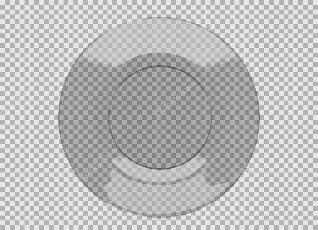 Glass Plate , Vector Illustration Stock Vector Image by ©urfingus