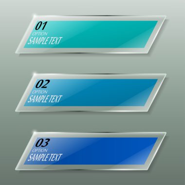 Cam Çerçeve tasarım kümesi. Vektör çizim