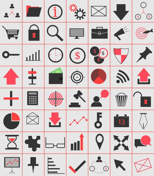 Web icons set - Contacteer ons — Stockvector