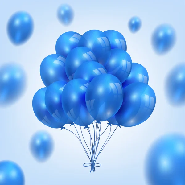 Festliche Luftballons, Vektorillustration. — Stockvektor
