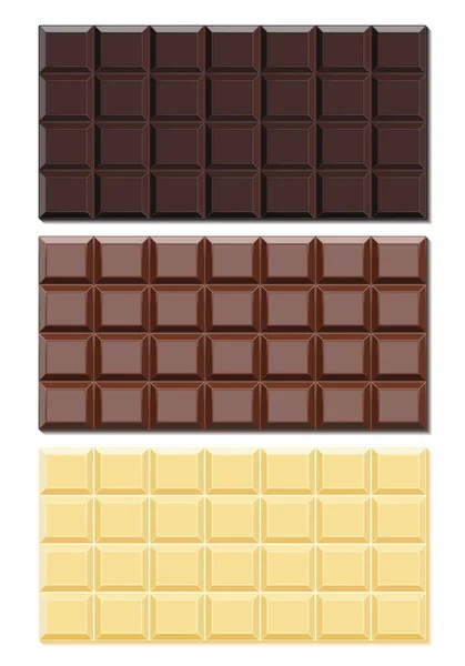 Gesmolten chocolade, karamel set. vectorillustratie. — Stockvector