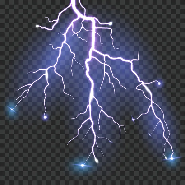 Vector Lightning. ilustración vectorial . — Vector de stock