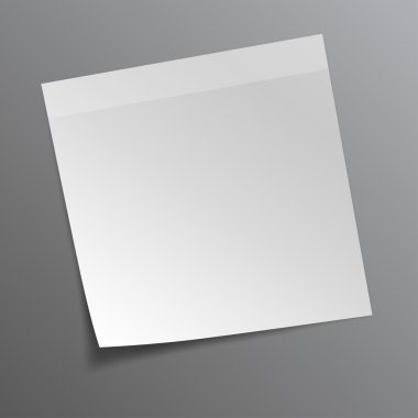Boş kağıt sayfası. vektör