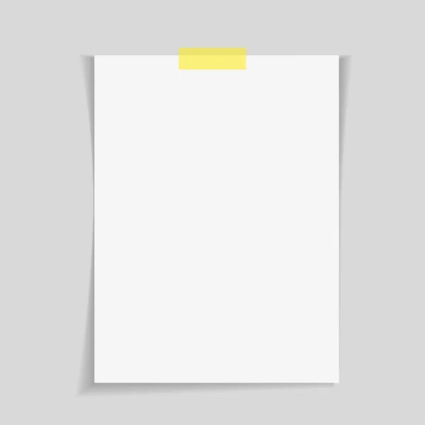 Vector stack of papers, grouped and layered, easy to edit and move each one in different directions — Stock Vector