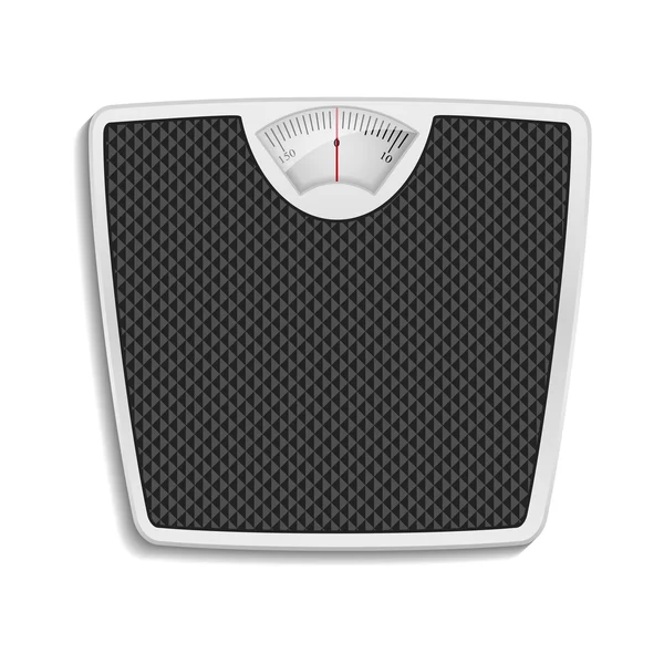 Bathroom scale. Vector. isolated on a white background — Stock Vector