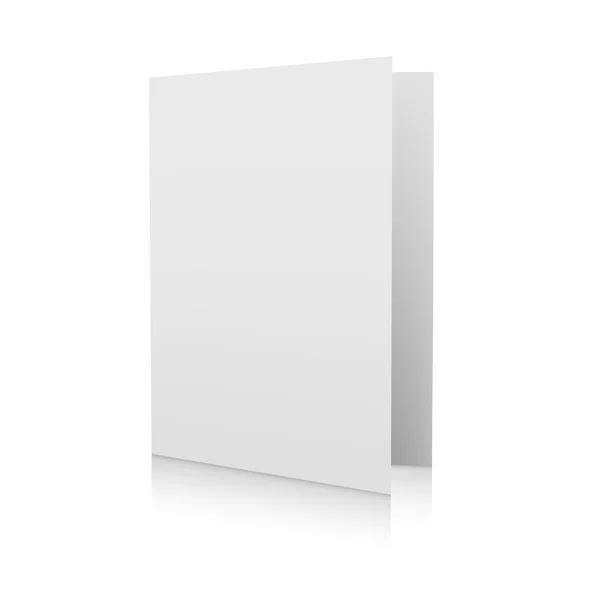 Papier isoliert auf weißem Hintergrund — Stockvektor