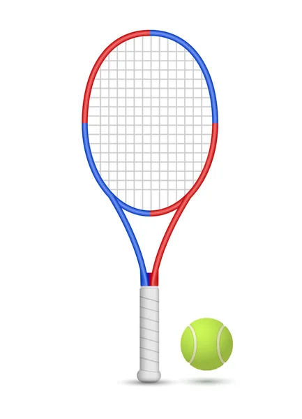 Vectorillustratie van tennis items — Stockvector