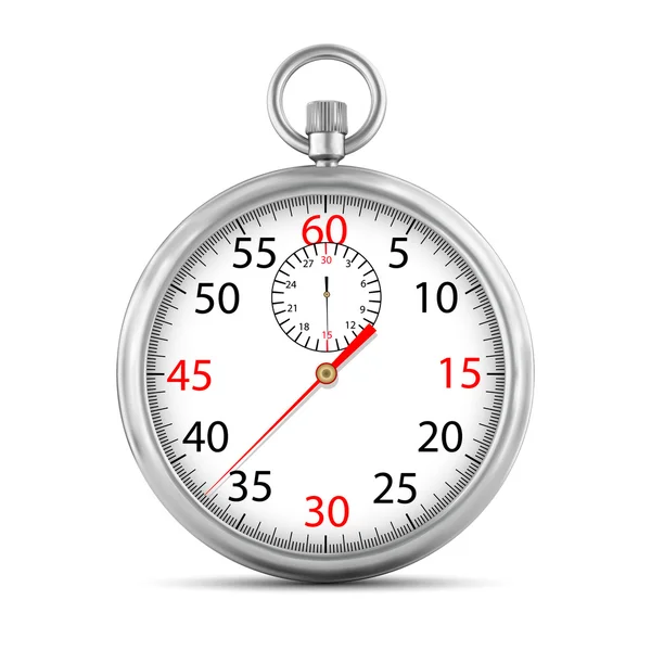 Cronómetro - concepto de tiempo, ilustración vectorial . — Vector de stock