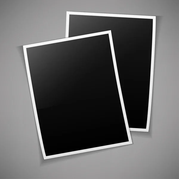 Foto frames-vector illustratie. — Stockvector